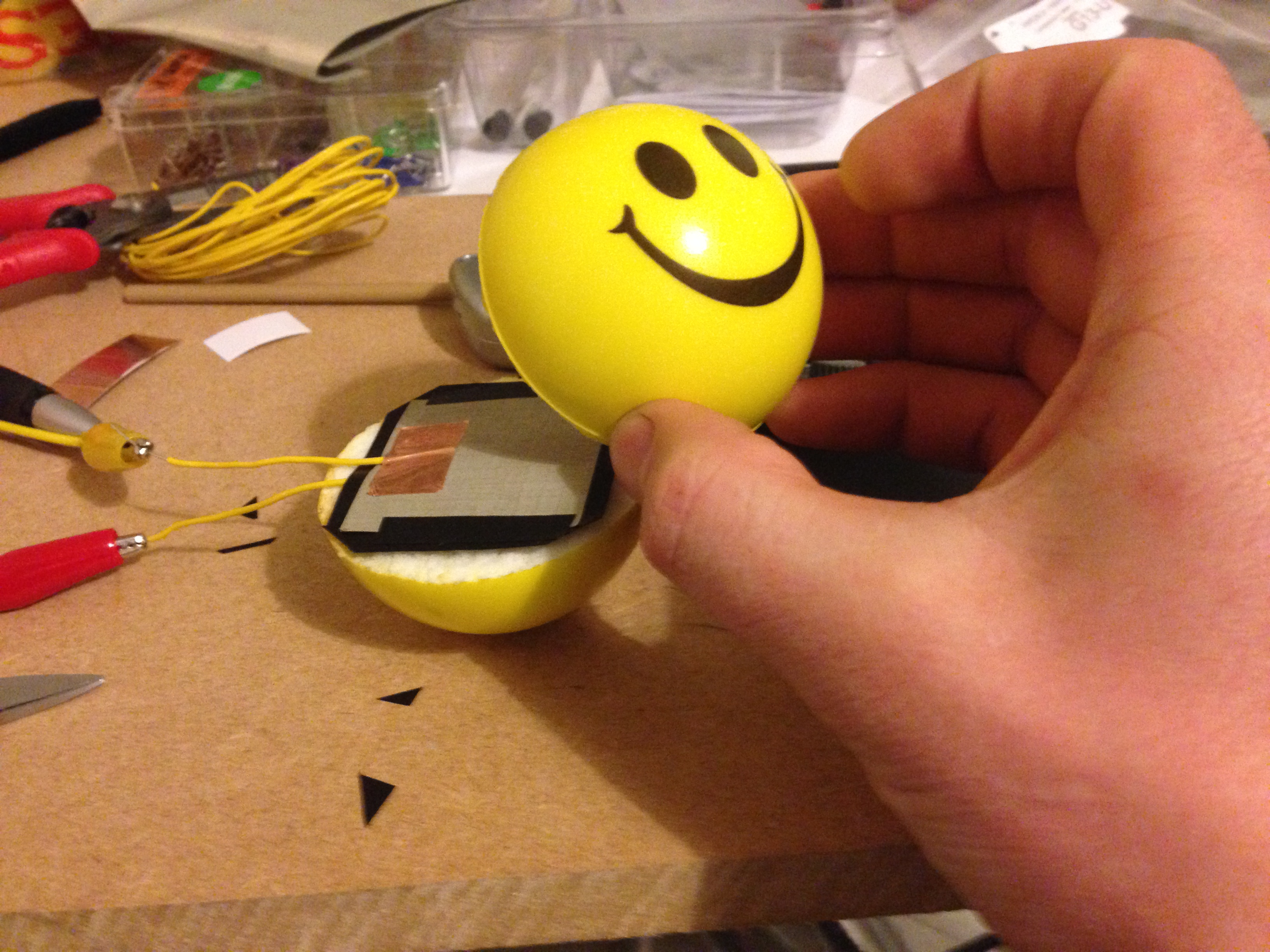 Stress Ball In Action Sending Data! – Musical Stroke Project